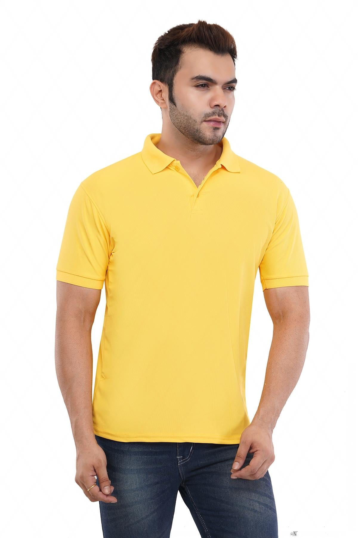 Custom Yellow Polo T-Shirt