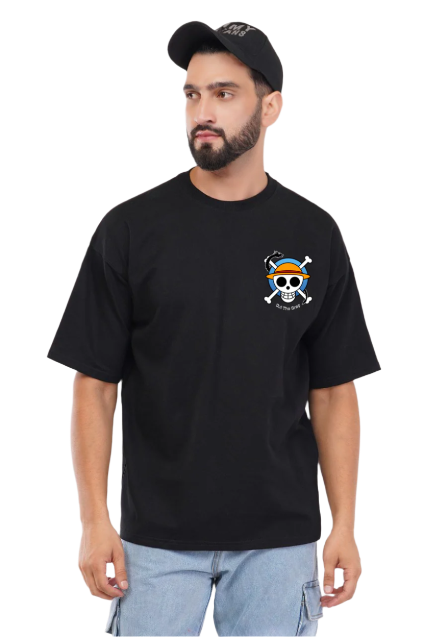 Brook the Vibe – Drop Shoulder Graphic Tee