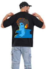 Brook the Vibe – Drop Shoulder Graphic Tee