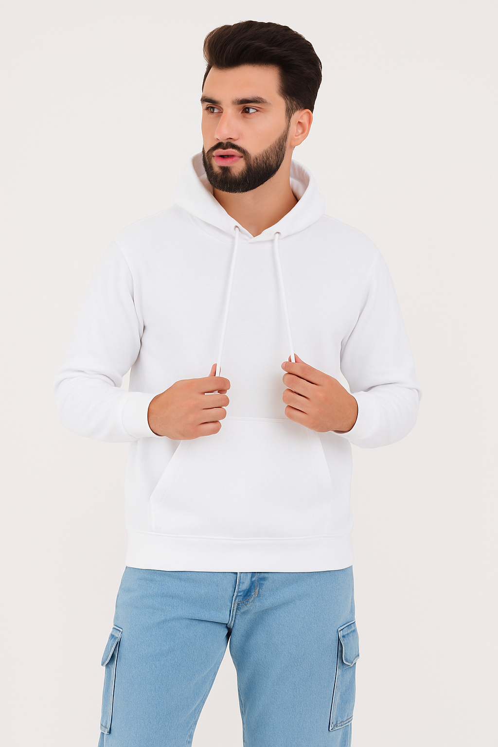 Premium Cotton Pullover Hoodie - Unisex Fit