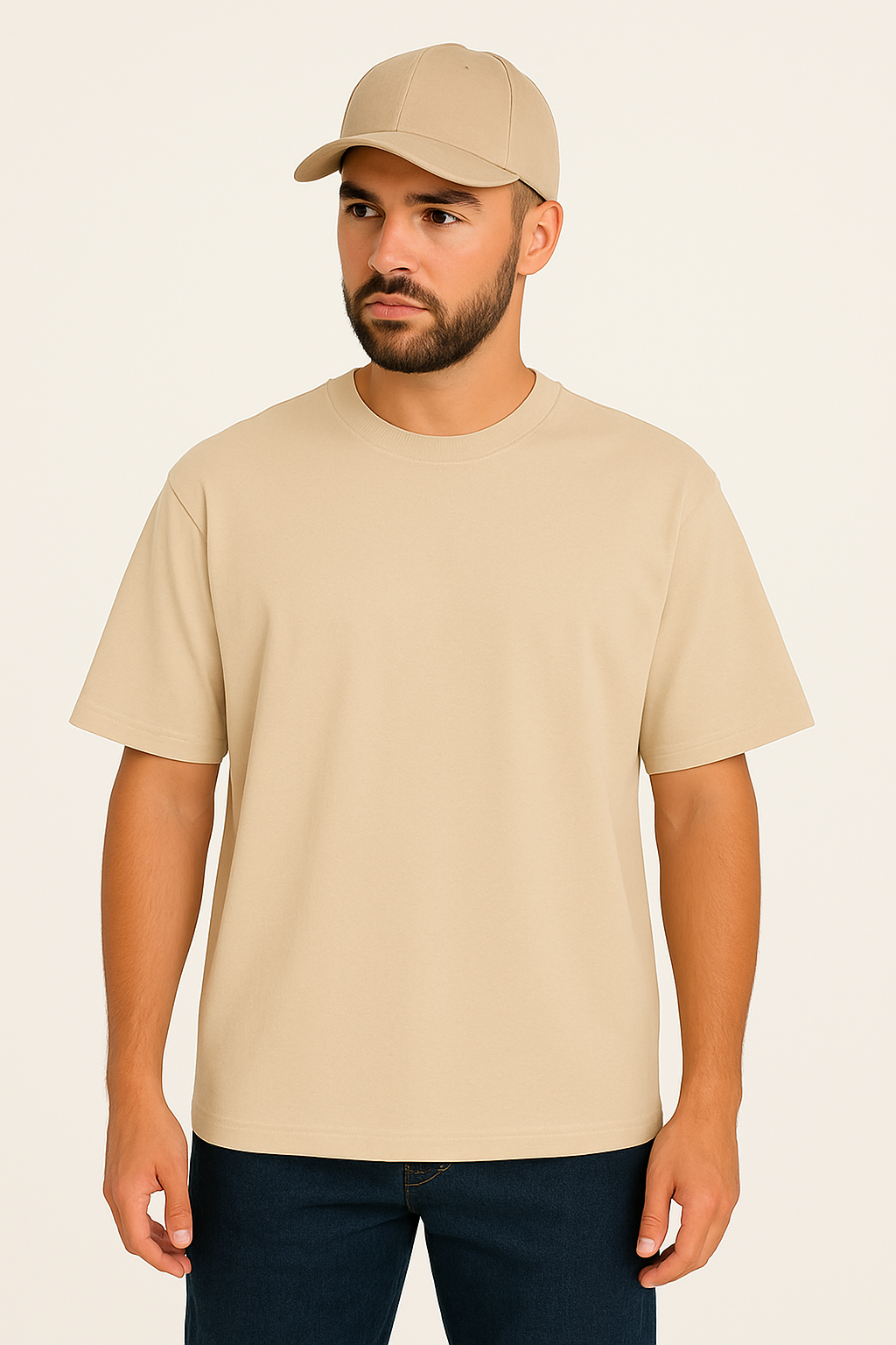 Oversized T-Shirt– Men’s Drop Shoulder Street Style