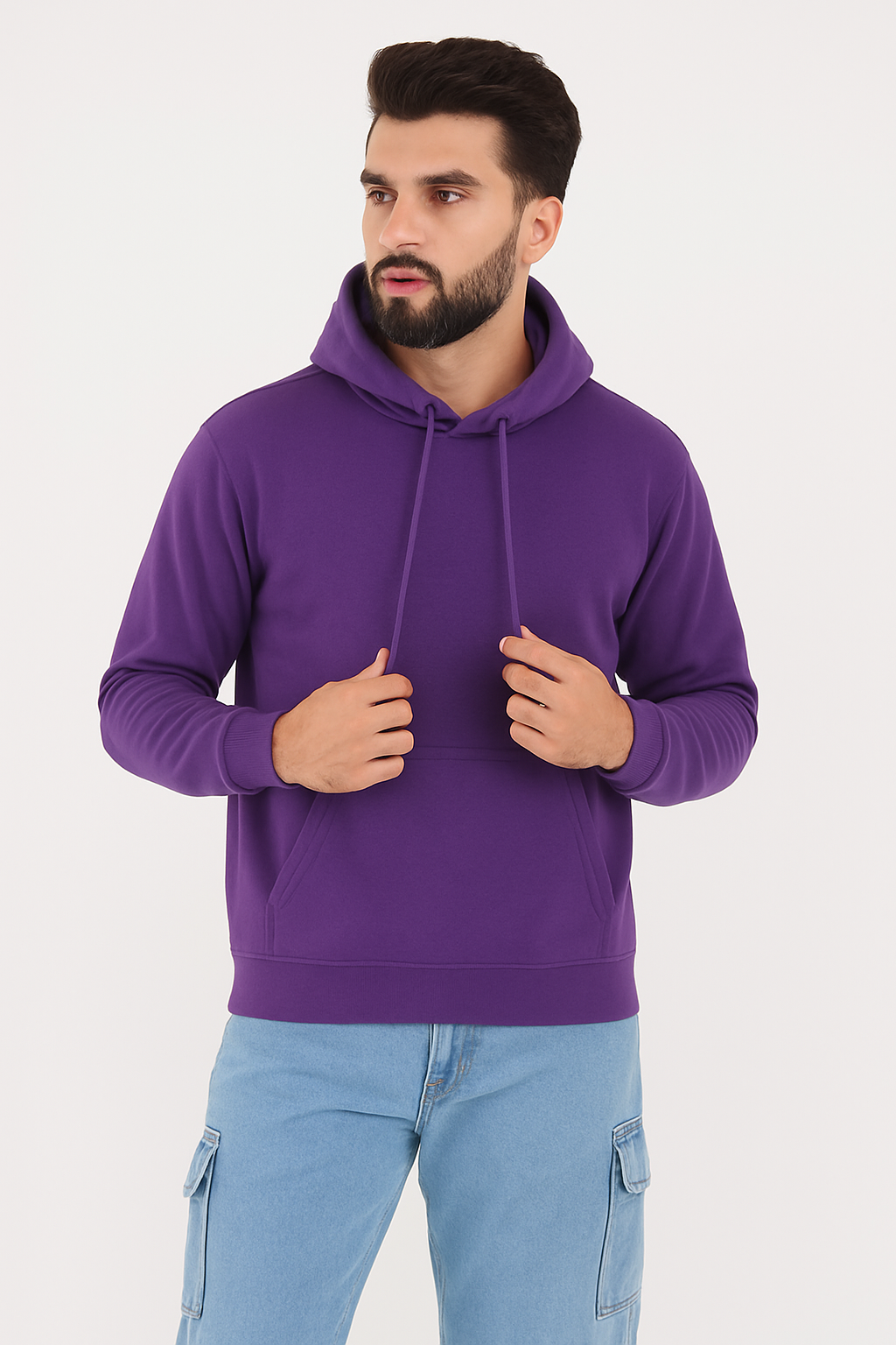 Premium Cotton Pullover Hoodie - Unisex Fit