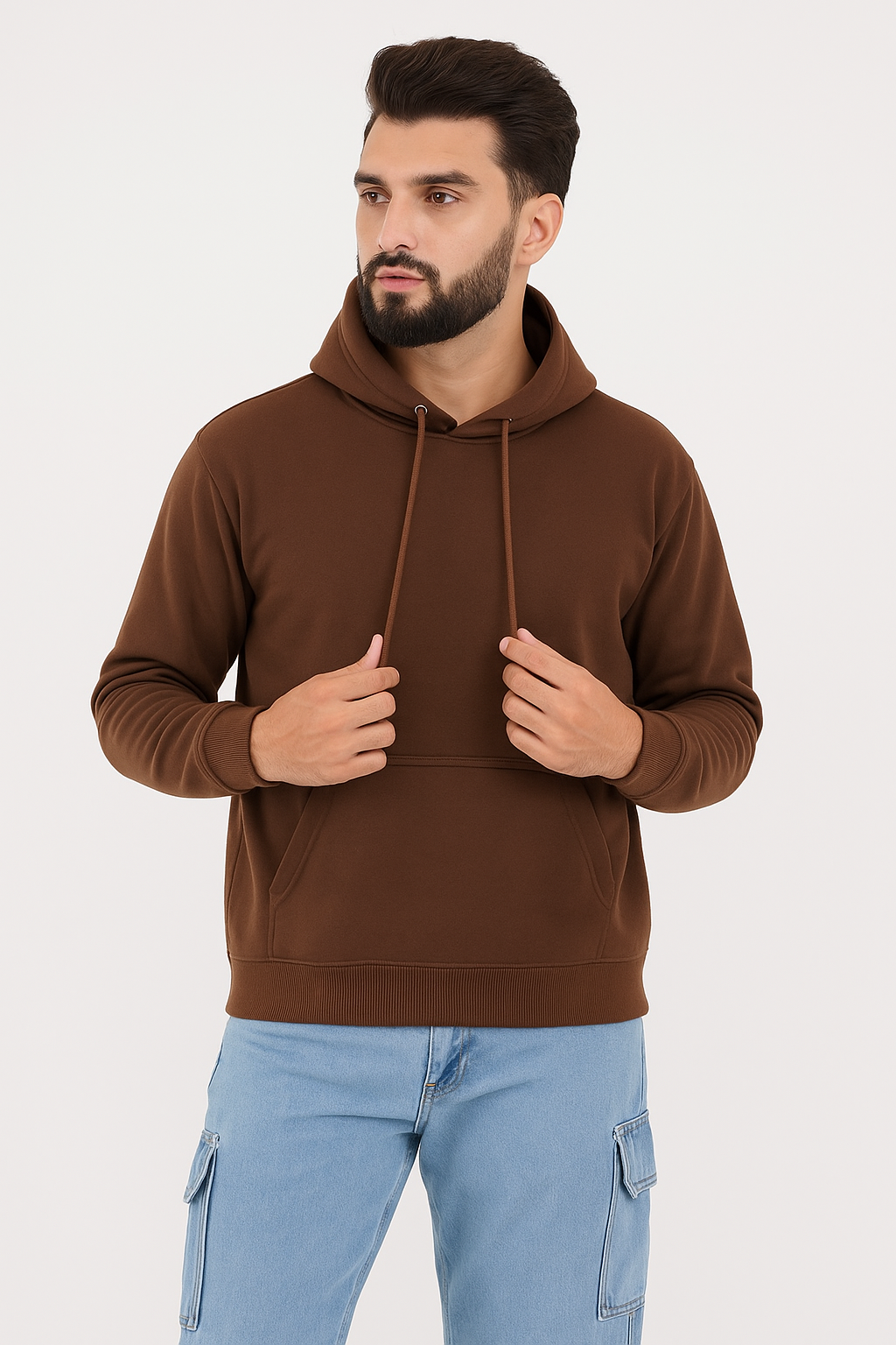 Premium Cotton Pullover Hoodie - Unisex Fit