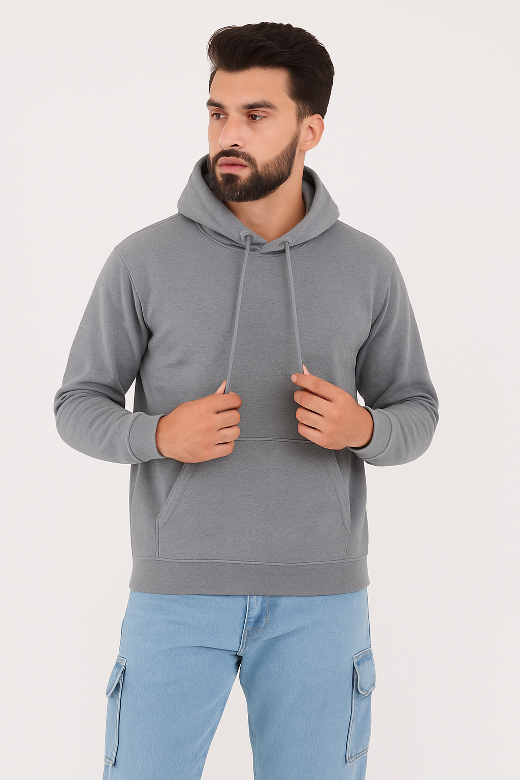 Premium Cotton Pullover Hoodie - Unisex Fit