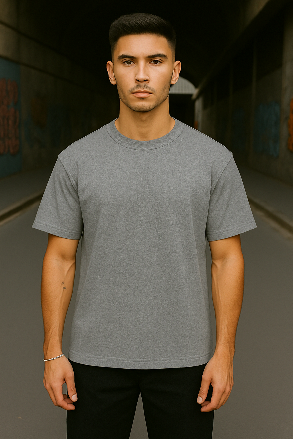 Oversized T-Shirt– Men’s Drop Shoulder Street Style