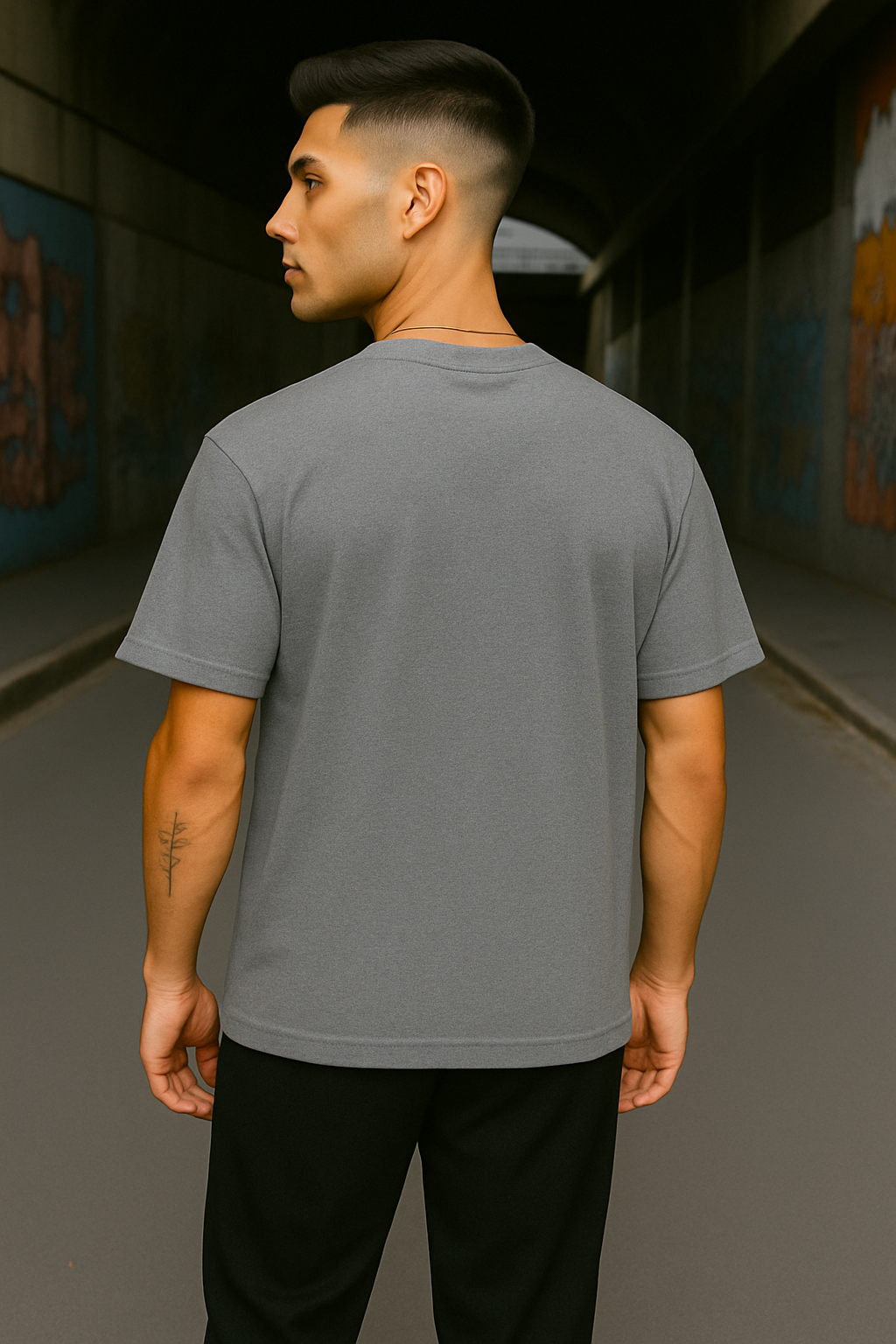 Oversized T-Shirt– Men’s Drop Shoulder Street Style