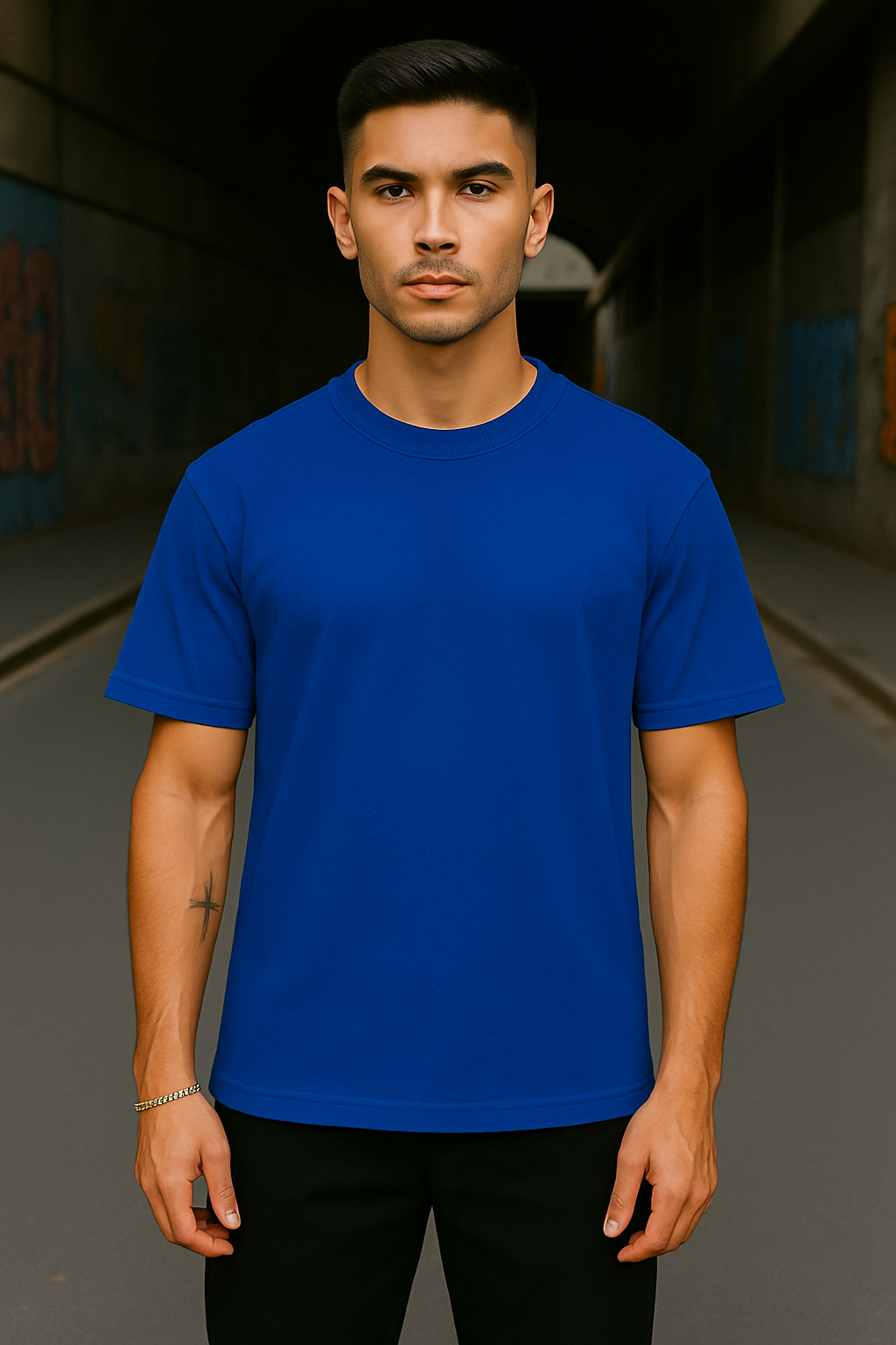 Oversized T-Shirt– Men’s Drop Shoulder Street Style