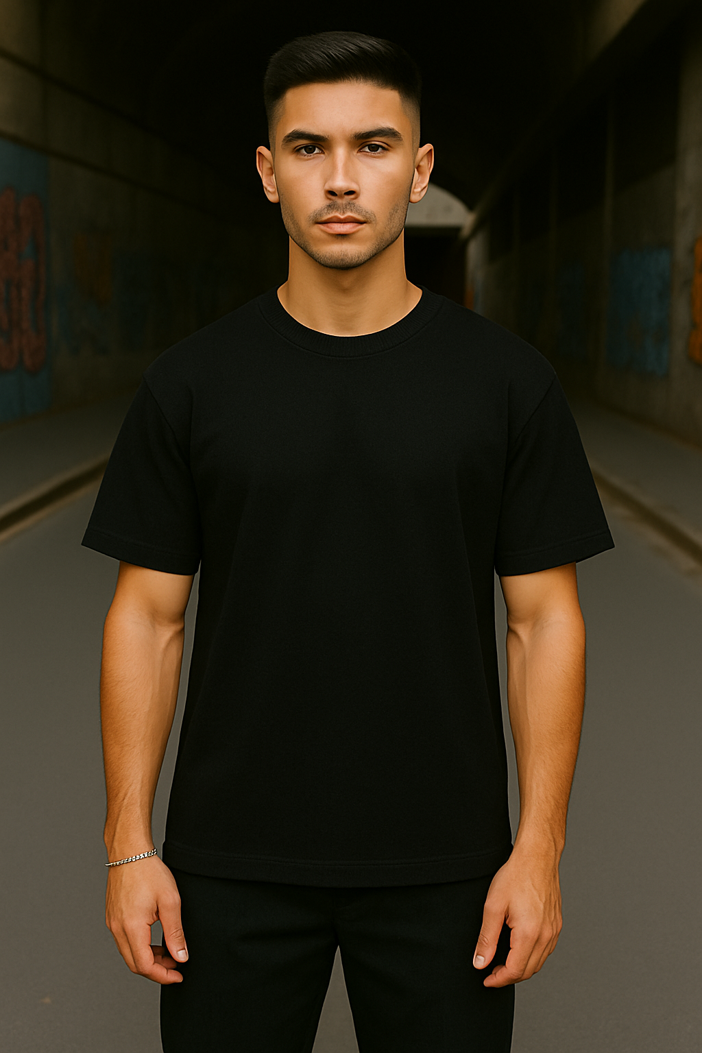 Oversized T-Shirt– Men’s Drop Shoulder Street Style