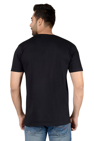 Basic cotton t-shirt - black