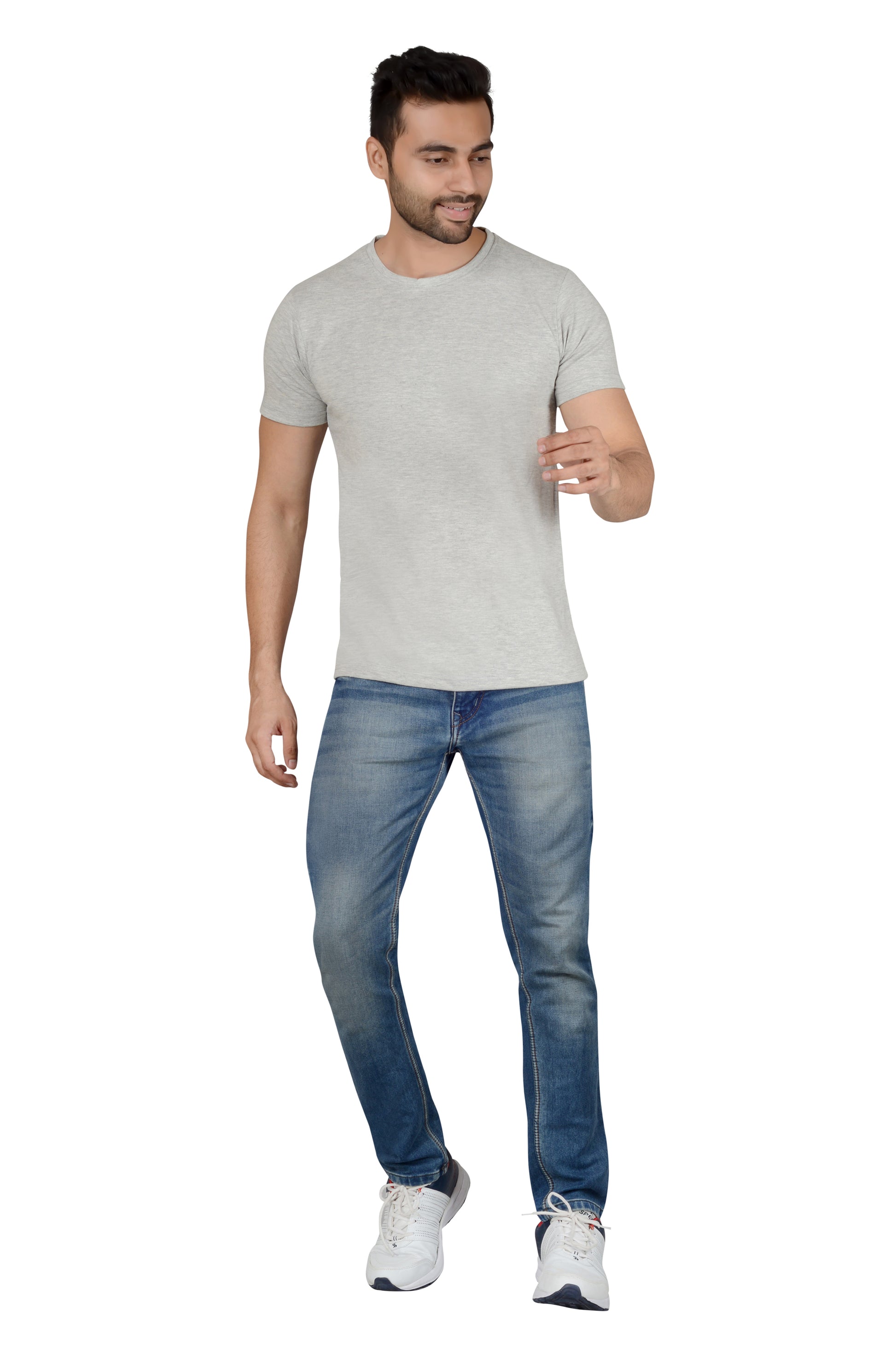 Basic cotton t-shirt - black