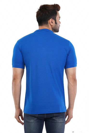 Custom Royal Blue Polo T-Shirt