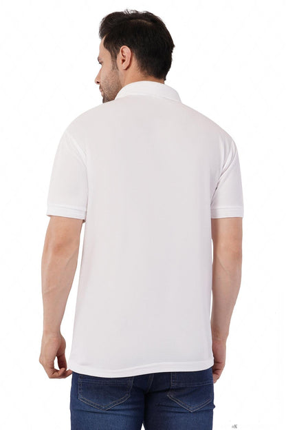 Custom White Polo T-Shirt