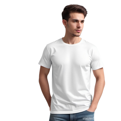 Basic cotton t-shirt - black